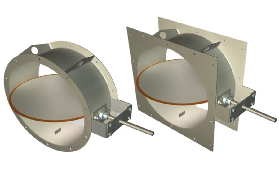 Ruskin Isolation Damper Central Engineering Supply